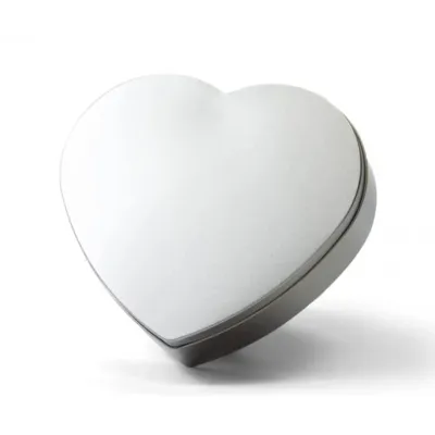 Lata metálica corazón grande