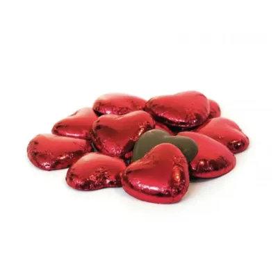 Corazones de chocolate para San Valentín