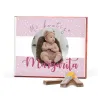 Bombones Surtidos Merci en Caja Personalizada para Bautizo 250 gr