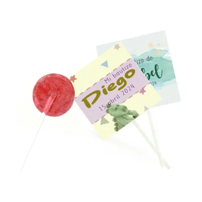 Piruleta personalizada para Bautizo