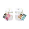 Vela en Tarrito de Cristal Personalizado para Comunión blancas