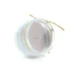 Vela en Tarrito de Cristal Personalizado para Comunión blanca interior