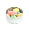 Gominolas Sant Jordi en latita personalizada interior