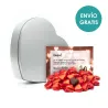 Lata con Forma de Corazón con Tarjeta Personalizada (500 gr) envío gratis Lata con Forma de Corazón con Tarjeta Personalizada (500 gr) envío gratis