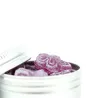 Violetas en Latita Personalizada para Bautizo detalle