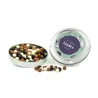 Caviar de Chocolate en Latita Personalizada para Comunión abierta Caviar de Chocolate en Latita Personalizada para Comunión abierta