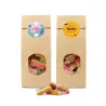 Ladrillos de Gominola en Bolsita Kraft Personalizada para Detalles de Comunión