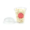 Copa Rellena de Palomitas para Detalles de Boda abierta