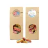 Ladrillos de Gominola en Bolsita Kraft Personalizada para Detalle de Boda
