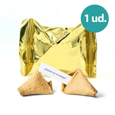 Galleta de la Suerte Quieres Ser Mi Testigo