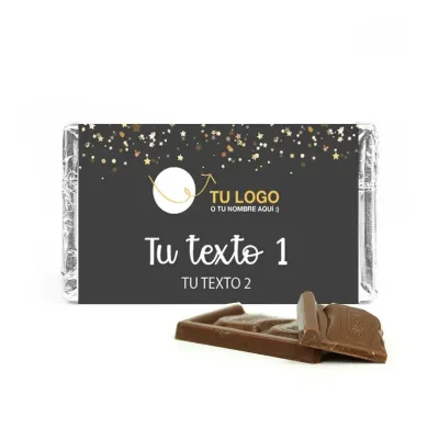 Chocolatina Nestlé Personalizada para Detalles de Navidad