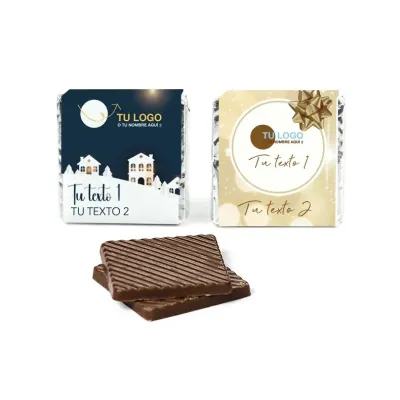 Chocolatinas Napolitanas con Foto para Navidad (50 uds)