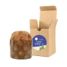 Panettone en Cajita Kraft Personalizada para Navidad abierta