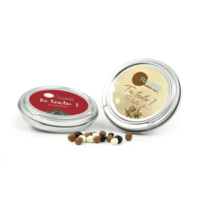Caviar de Chocolate en Latita Personalizada para Navidad