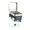 Panettone en Caja Personalizada para Navidad abierta Panettone en Caja Personalizada para Navidad abierta