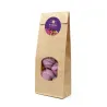 Nubes Violeta en Bolsita Kraft Personalizada para el Día de la Mujer 8M frontal