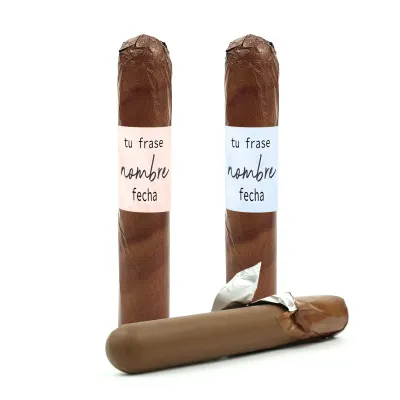 Pack 20 Puros de Chocolate Personalizados para Comunión