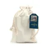 Comba de Algodón y Madera en Bolsita Personalizada para Comunión frontal