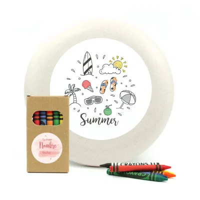 Frisbee para Pintar con Ceras para Detalle de Comunión