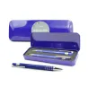 Set de Escritura en Latita Personalizada para Comunión azul