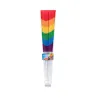 Abanico Arcoíris Personalizado para el Día del Orgullo frontal plegado