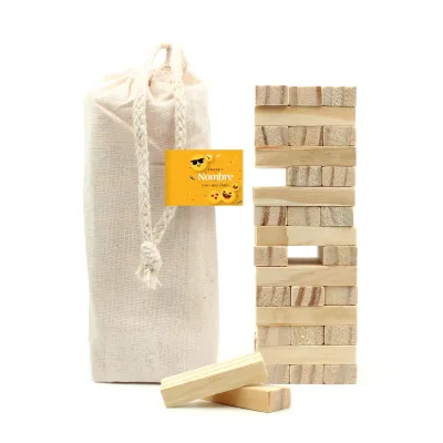 Juego de Habilidad Jenga con Personalización para Comunión