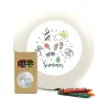 Frisbee para Colorear con Ceras para Detalle de Boda