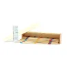 Juego Mikado en Caja de Madera Personalizada para Bautizo abierto