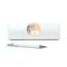 Set de Escritura en Latita Personalizada para Bautizo blanco frontal