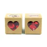 Corazones de Chocolate en Cajita Cubo Corazón para Boda frontal Corazones de Chocolate en Cajita Cubo Corazón para Boda frontal