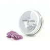 Violetas en Latita Personalizada para Boda frontal Violetas en Latita Personalizada para Boda frontal