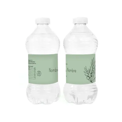 Botella de Agua 33 cl Personalizada para Boda