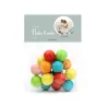 Bolas de Chicle en Bolsita Personalizada para Boda frontal