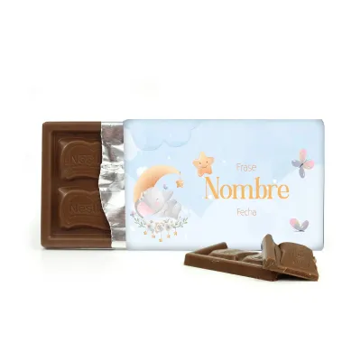 Chocolatina Nestlé Personalizada para Detalle de Bautizo