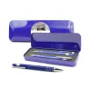 Set de Escritura en Latita Personalizada para Regalo a Alumnos azul