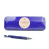 Set de Escritura en Latita Personalizada para Regalo a Alumnos azul frontal