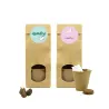 Set de Cultivo en Bolsita Kraft Personalizada para Bautizo frontal trébol