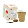 Kit de Cultivo Mix de Flores en Cajita Decorada y Personalizada para Boda