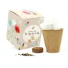 Kit de Cultivo Mix de Flores en Cajita Decorada y Personalizada para Eventos Escolares