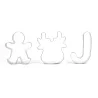 Kit Galletas Hazlo Tú Mismo en Caja Metálica Personalizada para Detalle de Navidad moldes