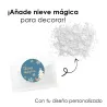 Arbolito Mágico en Lata Metálica Personalizada para Detalle de Navidad nieve