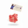 Chuches Gominolas Corazones Haribo® en Bolsita de Celofán con Topcard Personalizada para el Día de la Mujer 8M flotando
