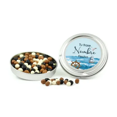 Caviar de Chocolate en Latita Personalizada para Comunión